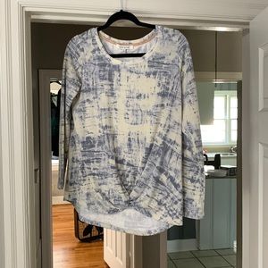 Rose & Olive long sleeved tie dye